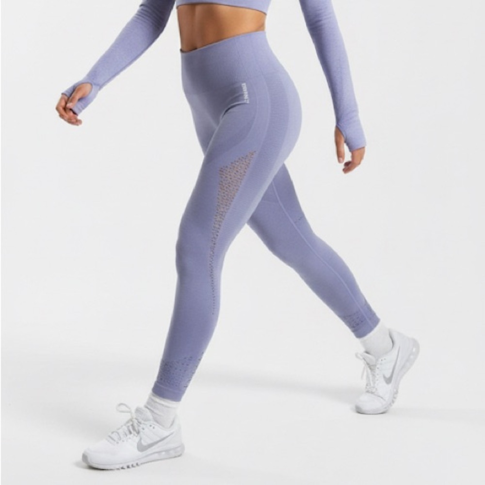 Gymshark Energy Seamless Leggings Purple Size Small Running Gym Athletic Yoga